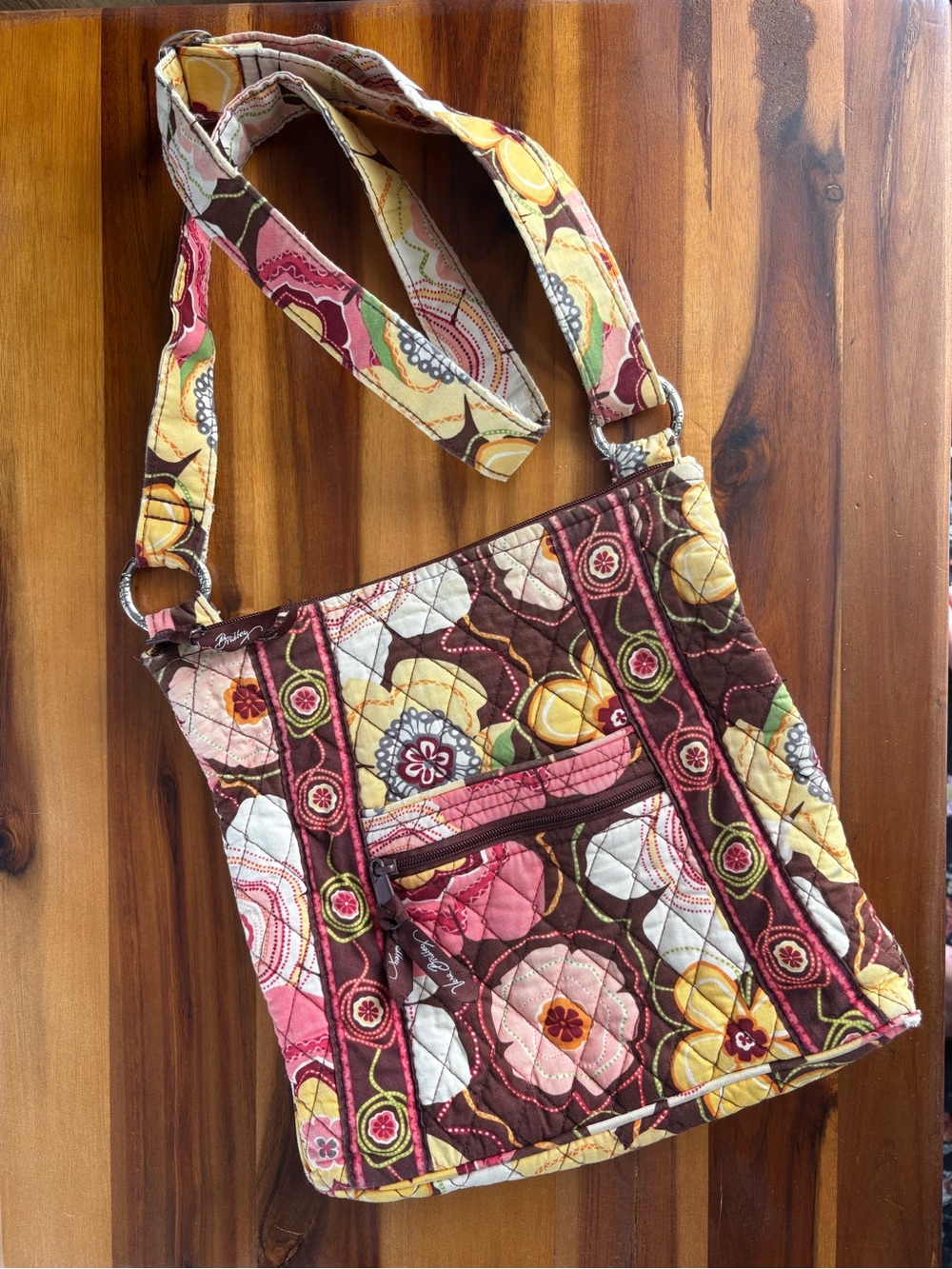 Vera Bradley Hipster Crossbody Bag in Buttercup Pattern